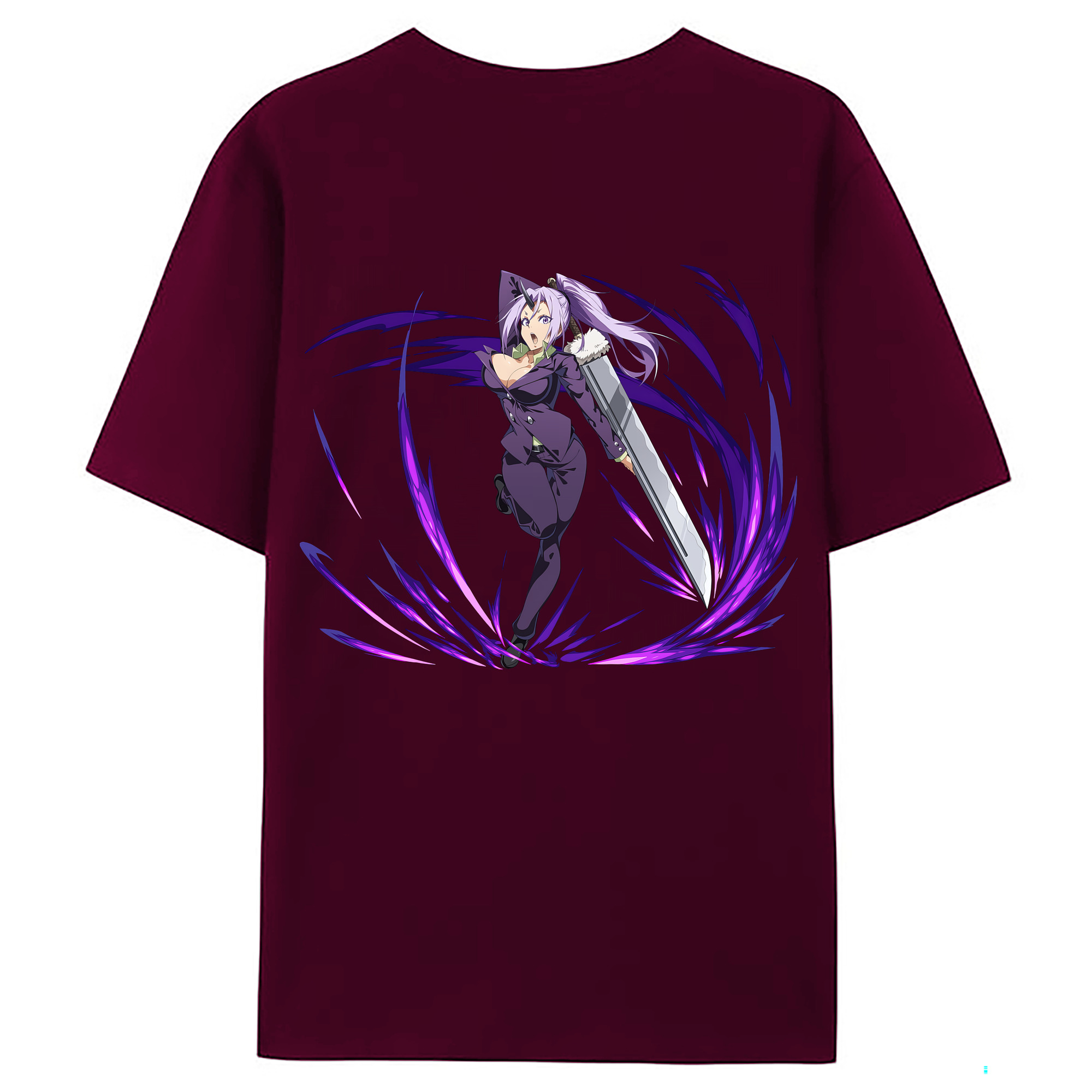 （画像用） 転スラ Regarding Reincarnated to Slime レディース半袖Tシャツ(バックプリント)